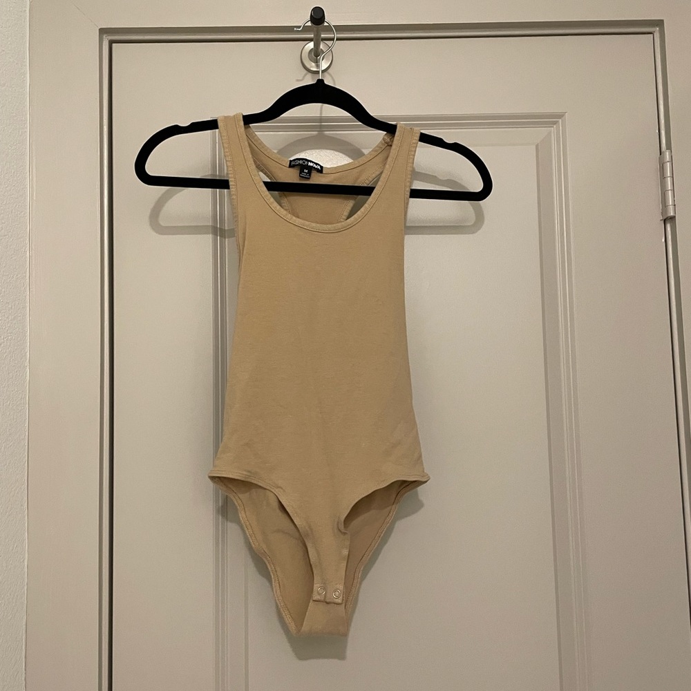 Fashion Nova Racer Back Bodysuit
